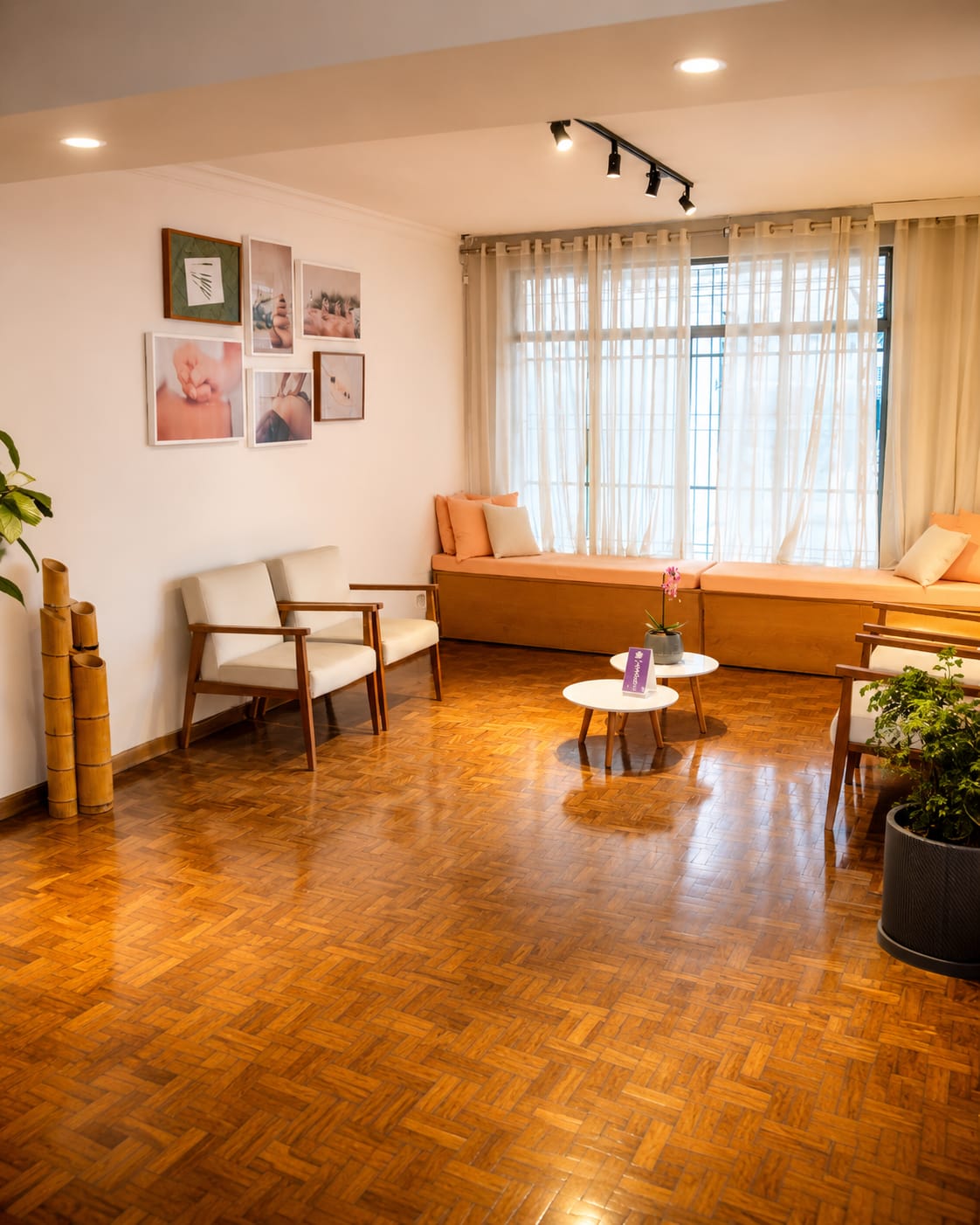 Sala de atendimento de quiropraxia da Vivant Saúde Integrativa